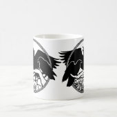 Raven Art Mug Wild Bird Crow Cup Raven Mug (Centre)