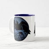 Raven Art Mug Wild Bird Crow Cup Raven Mug (Devant gauche)