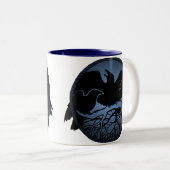 Raven Art Mug Wild Bird Crow Cup Raven Mug (Devant droit)