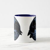 Raven Art Mug Wild Bird Crow Cup Raven Mug (Centre)