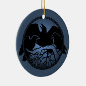 Raven Art Ornament Black Crow Decorations Gifts (Rechts)