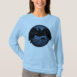 Raven Art Shirten Raven Women's Crow Art Shirten T-shirt