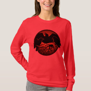 Raven Art Shirten Raven Women's Crow Art Shirten T-shirt