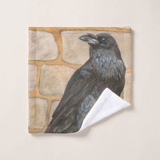 Raven Bad Handdoek (Wasdoekje)