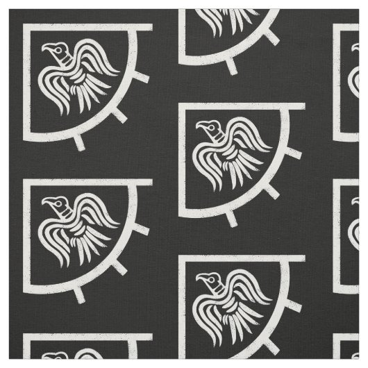 Raven Banner Viking Flag Stof (Swatch)