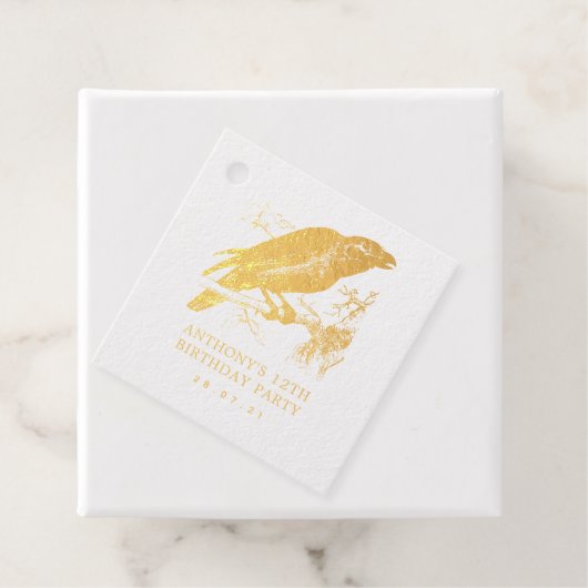 Raven Bedankjes Labels (Met doos)