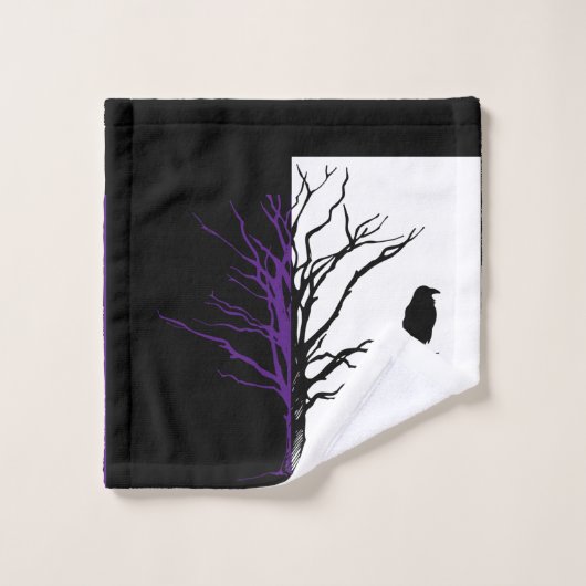 Raven Black Bird (Gant de toilette)