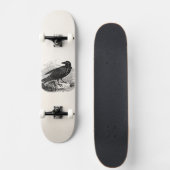  Raven Black Bird Crow Persoonlijke vogels Skateboard (Voorkant)