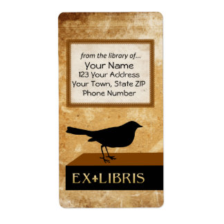 Raven Book Bord Etiket