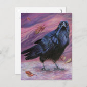 Raven Briefkaart (Voorkant / Achterkant)