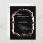 Raven Calling Briefkaart (Voorkant / Achterkant)