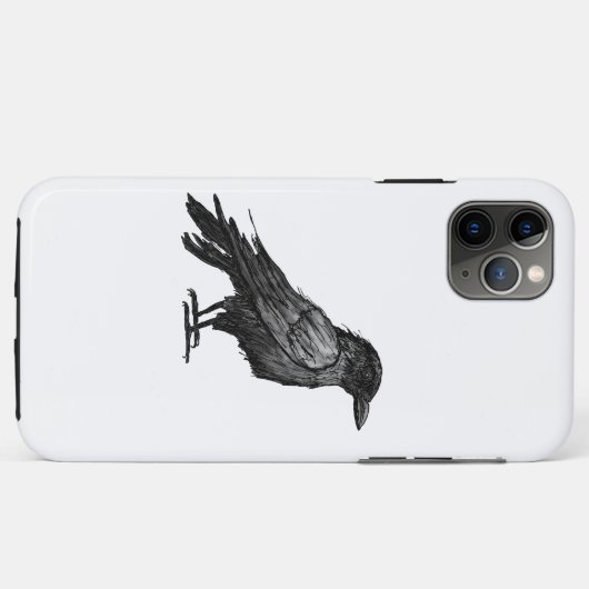 Raven Case-Mate iPhone Case (Achterkant (horizontaal))