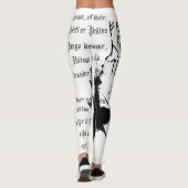 Raven Charm White Leggings van Odin (Achterkant)