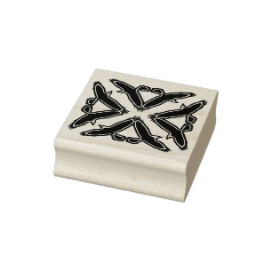 Raven Circle - Black Ravens Rubberstempel
