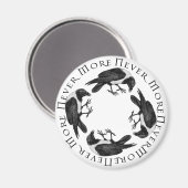 Raven Circle Magneet (Voorkant / Achterkant)