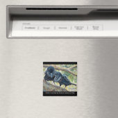 "Raven Courtship" Magneet (Insitu (Vaatwasser))