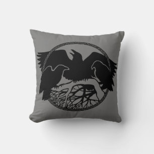 Raven Coussin Premières Nations Raven Art Coussins