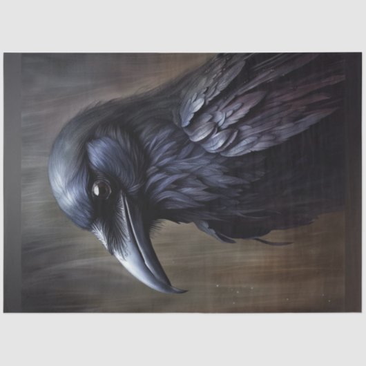 Raven Crow 2 Decoupage Papier (Voorkant)