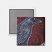 RAVEN CROW Magnet (Recto/Verso)