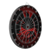 Raven Dartboard Cool Tribal Kunstwerk Gifts Dartbo Dartbord (Voorkant Links)