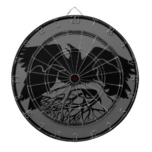 Raven Dartboard Cool Tribal Raven Art Dartboard Dartbord