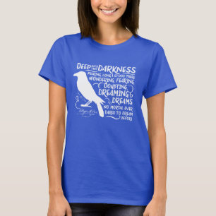 Raven (diep in die duisternis) van Edgar Allan Poe T-shirt