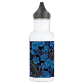 Raven en blauwe rozen waterfles (Links)