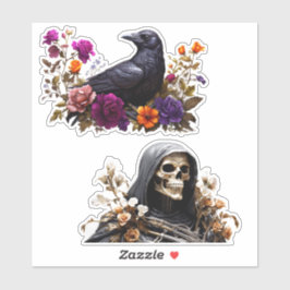 Raven en Grim Reaper Vinyl Stickers aanpassen