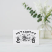 Raven en kraaien visitekaartje (Staand voorkant)