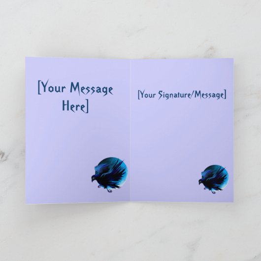 Raven en Moon Kaarten (Binnen)