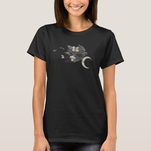 Raven en Moon T-shirt (Voorkant)