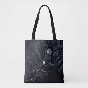 Raven- en ratskelet in Moonlight Draagtas