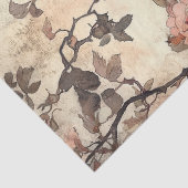 Raven en Rozen Decoupage Tissuepapier (Detail)