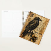 Raven en Skull Junk Journal Page Planner (Display)