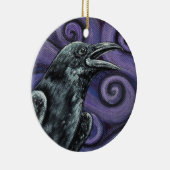 Raven et ornement de remous de pourpre (Droite)