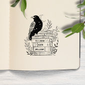Raven Ex libris Zelfinktende Stempel