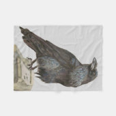 Raven Fleece Deken (Voorkant (Horizontaal))