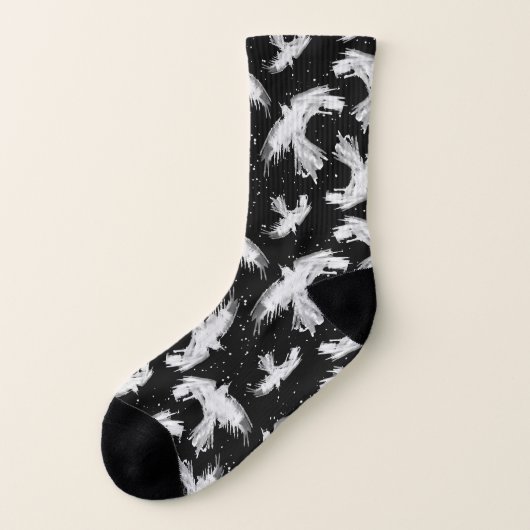Raven Flight White Socks (Gauche - extérieur)