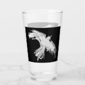 Raven Flight White Solo Drink glas (Achterkant)