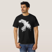 Raven Flight White T-Shirt (Voorkant volledig)