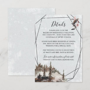Raven, Forest en Crescent Moon Details Card Kaart