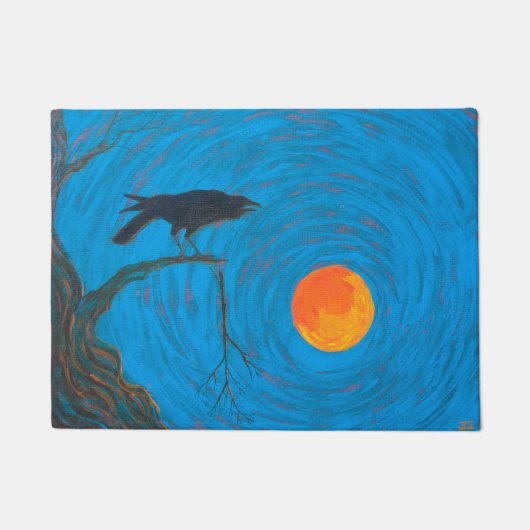 Raven & Full Moon Deurmat (Voorkant)
