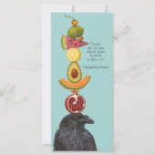 Raven Gefeliciteerd, platte kaart (Voorkant)