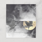 Raven & Gouden Maan Gotische Bruiloft (Buitenkant ongevouwen)