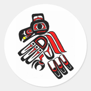raven haida 2009 ronde sticker