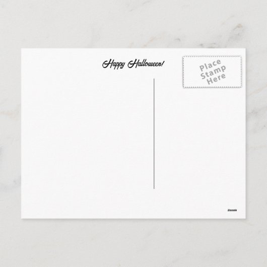 Raven Halloween volkskunst stijl Feestdagenkaart (Achterkant)