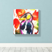 Raven herfst canvas afdruk (Insitu (Houten vloer))