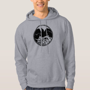 Raven Hoodie Mannen Raven Crow Art Sweatshirts