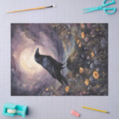 Raven in de Moonlight Waterverf Decoupage Tissuepapier (Craft)