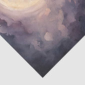 Raven in de Moonlight Waterverf Decoupage Tissuepapier (Detail)